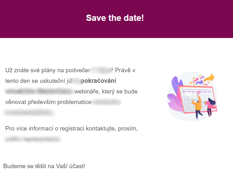 save the date konference